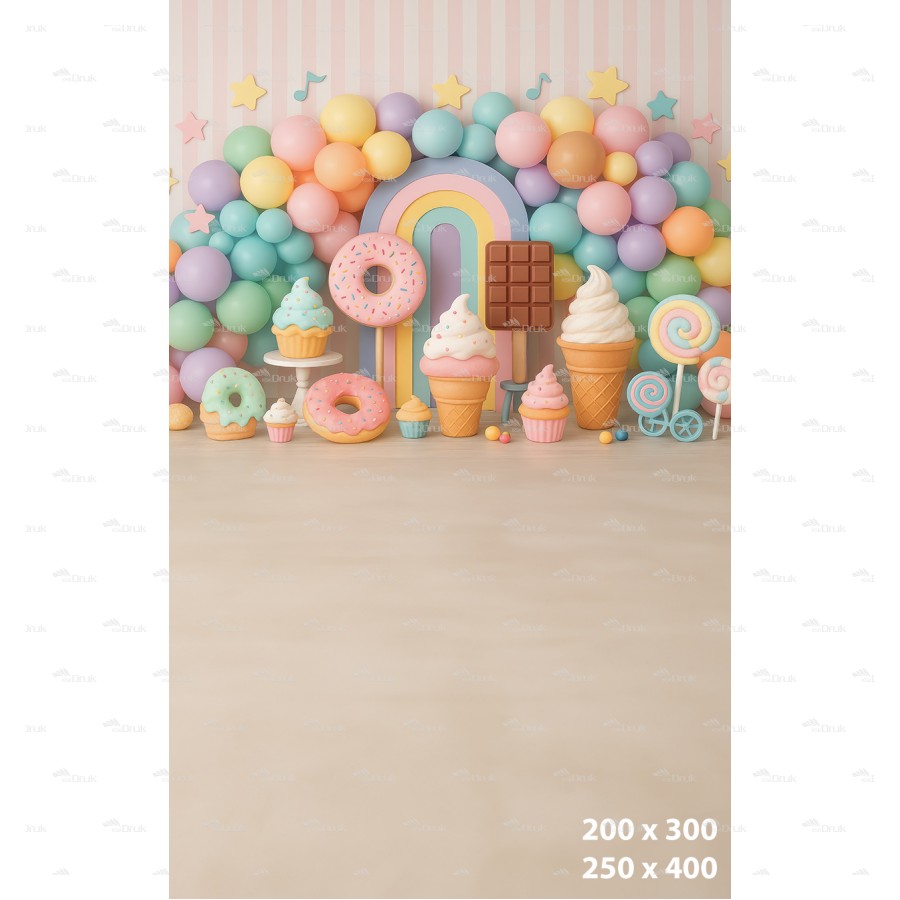 Tło fotograficzne Słodycze 3533